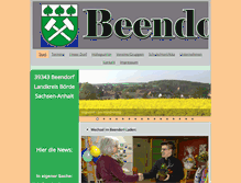 Tablet Screenshot of beendorf.com